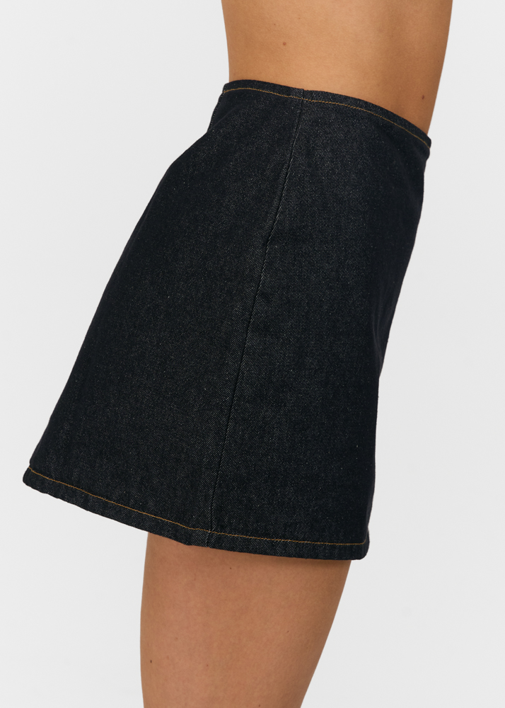 Juul denim skort navy