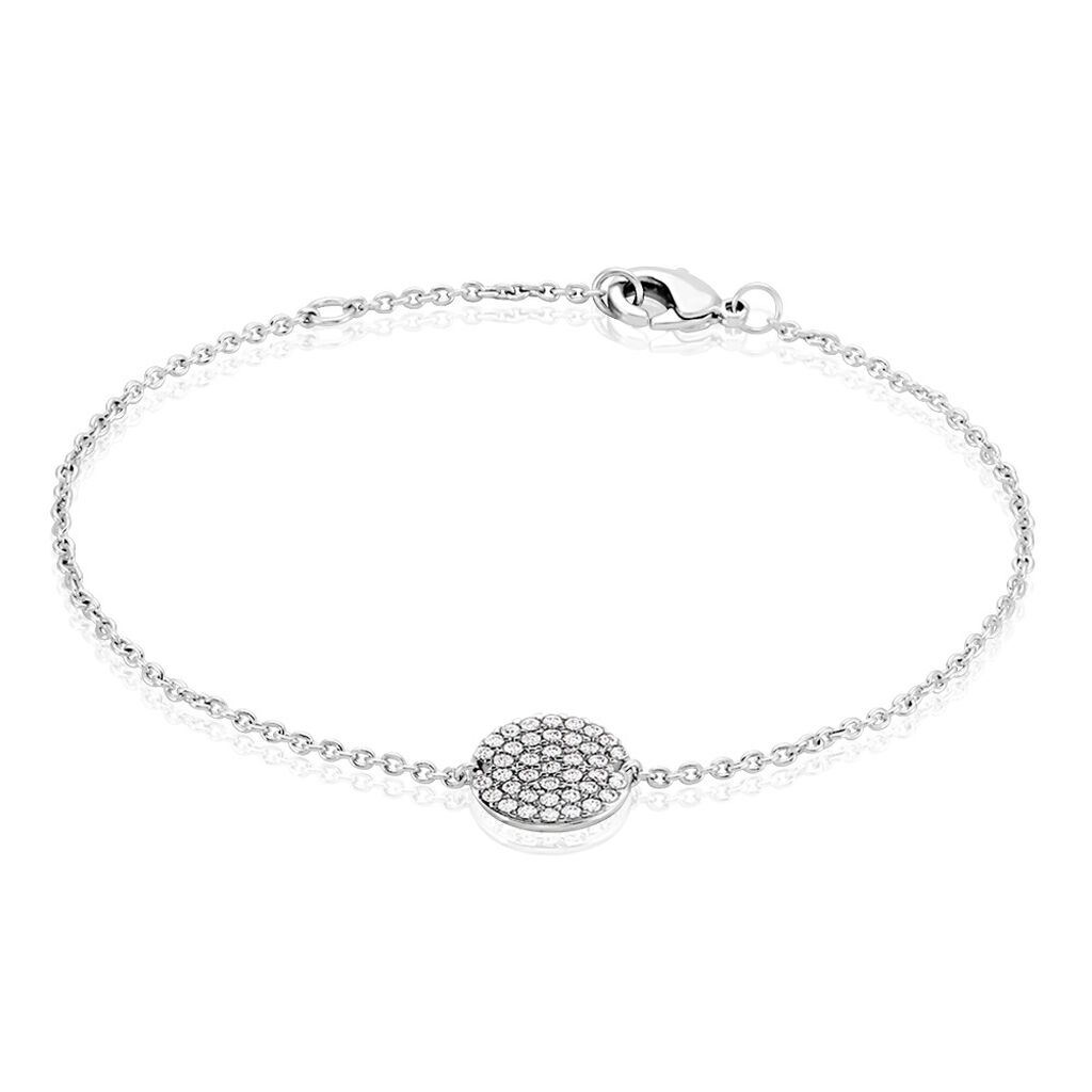 Bracelet Sharma Argent Blanc Oxyde De Zirconium