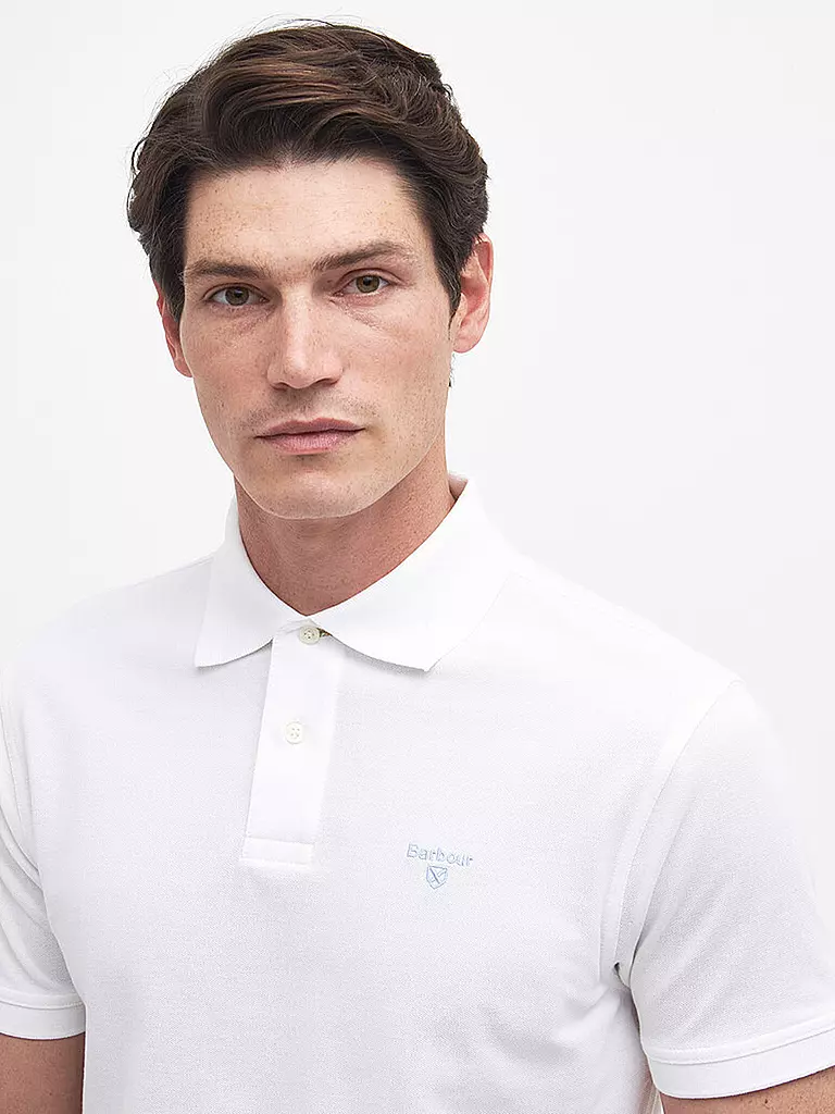 BARBOUR Poloshirt weiss