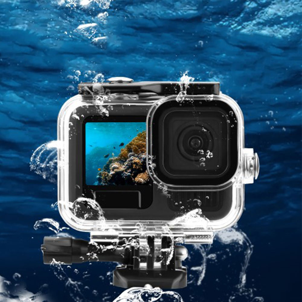 GoPro Hero 13 / 12 Black Unterwasser Case Taucher Schutzgehäuse (60m) - Transparent