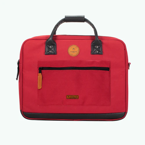 Sac Ordinateur Shanghai Berlin rouge framboise