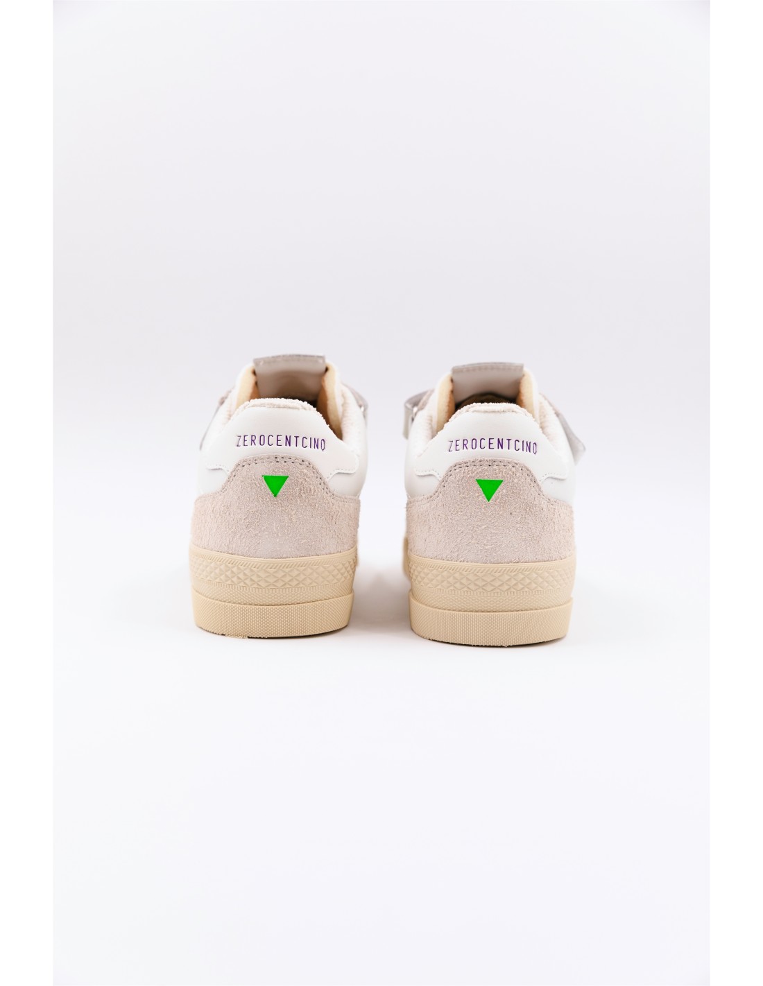0-105 Baskets de ville femme hazel legacy cuir blanc blanc/rose/violet