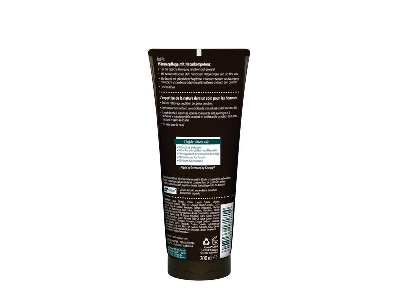 Kneipp 3 in 1 Dusche Frisch und Sensitiv 200 ml Natürliches Duschgel für Haut, Haar und Gesicht