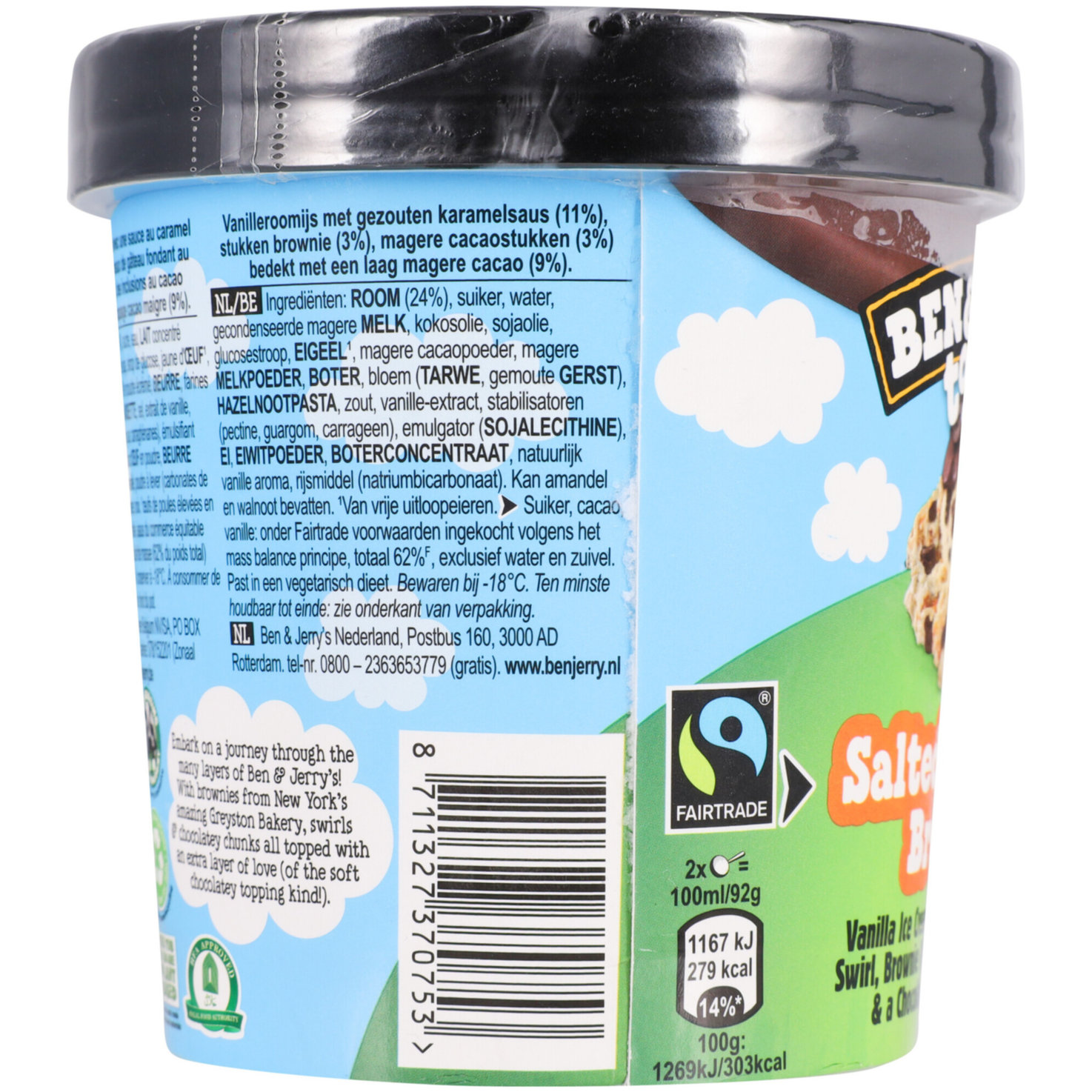 Ben&Jerry's Topped Salted Caramel Brownie