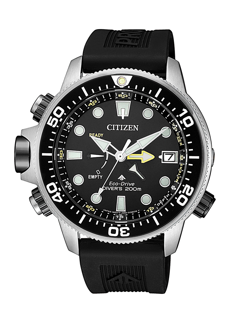 Citizen Eco-Drive Aqualand Promaster Herrenuhr Schwarz