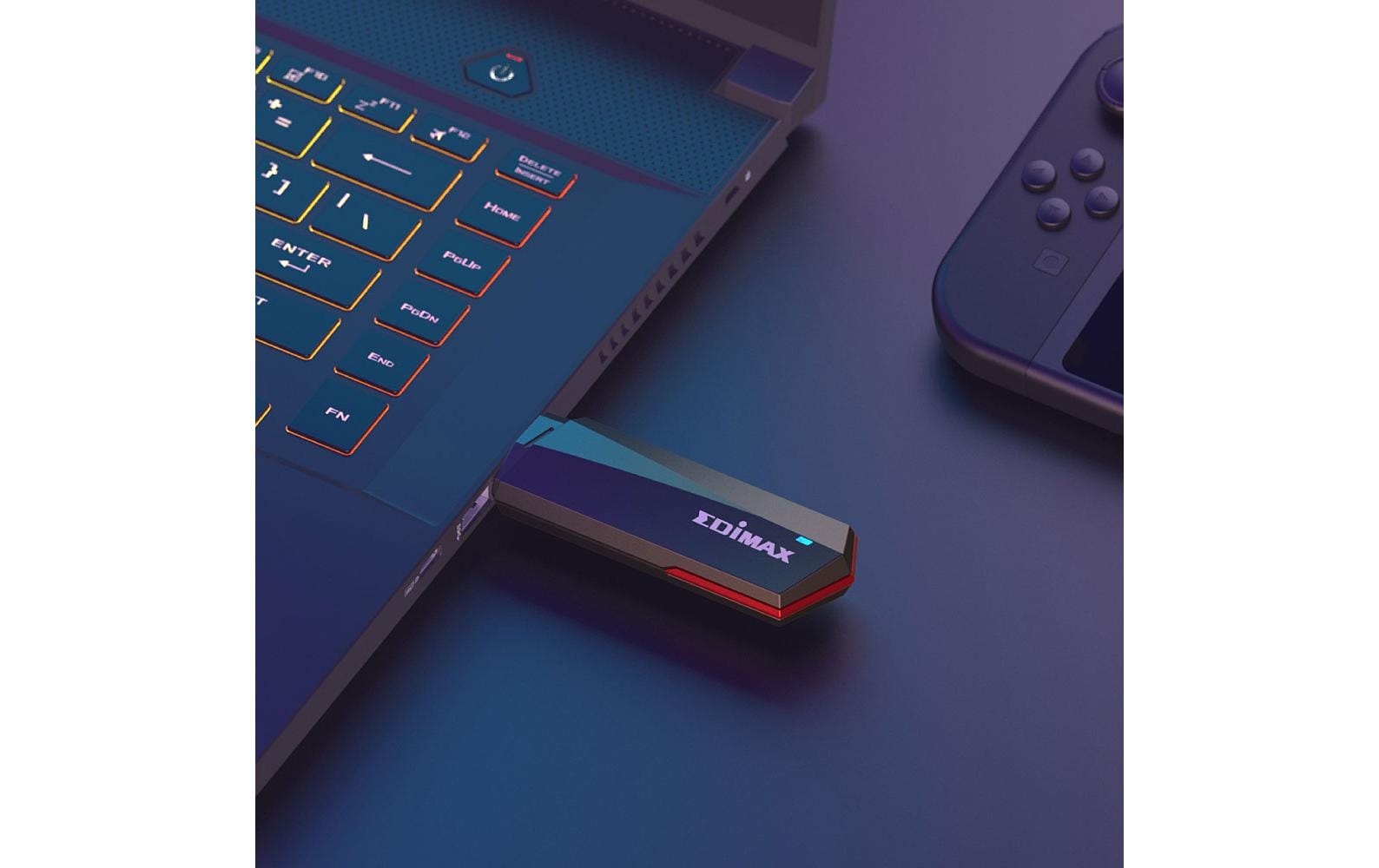 WLAN-AX USB-Stick EW-7822UMX, Wi-Fi 6AX1800 Wi-Fi 6 Dual-Band USB 3.0-Adapter