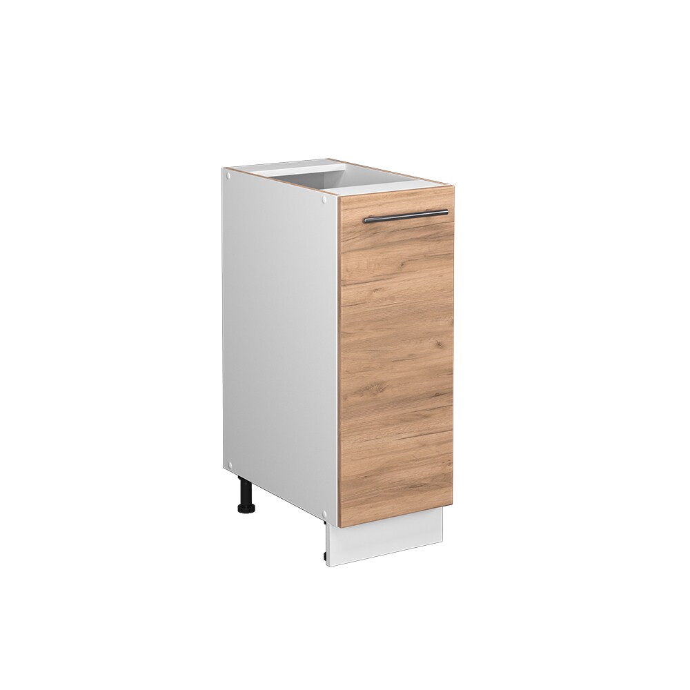 Vicco Apothekerunterschrank Küchenschrank Küchenmöbel Fame-Line Weiß Eiche modern 30 cm Küche Einbauküche Einschübe Aufbewahrung Küchenzeile