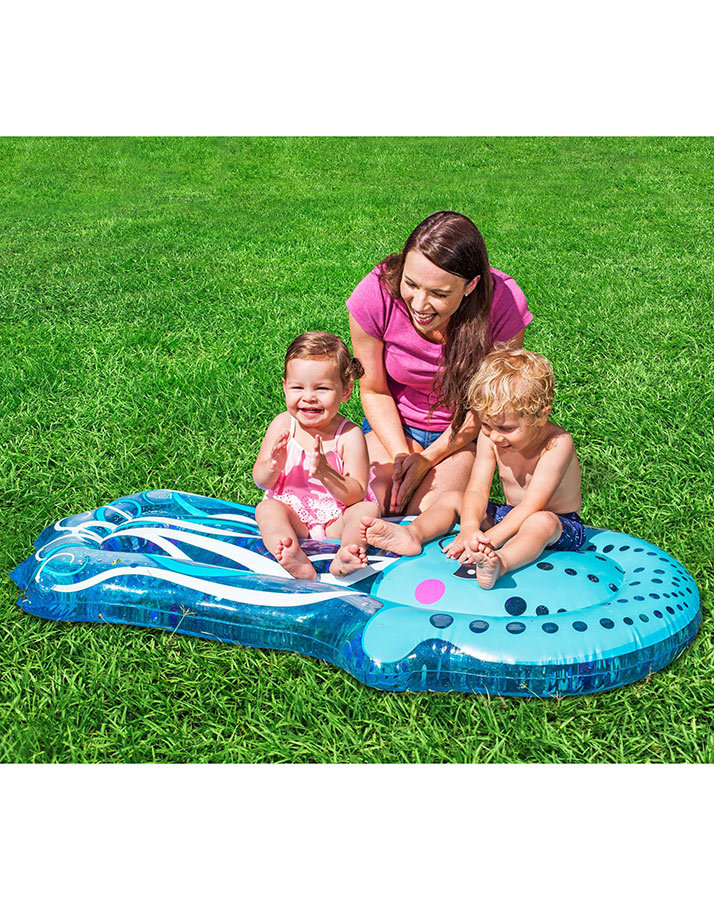Baby-Wassermatte QUALLE (147x94) in blau