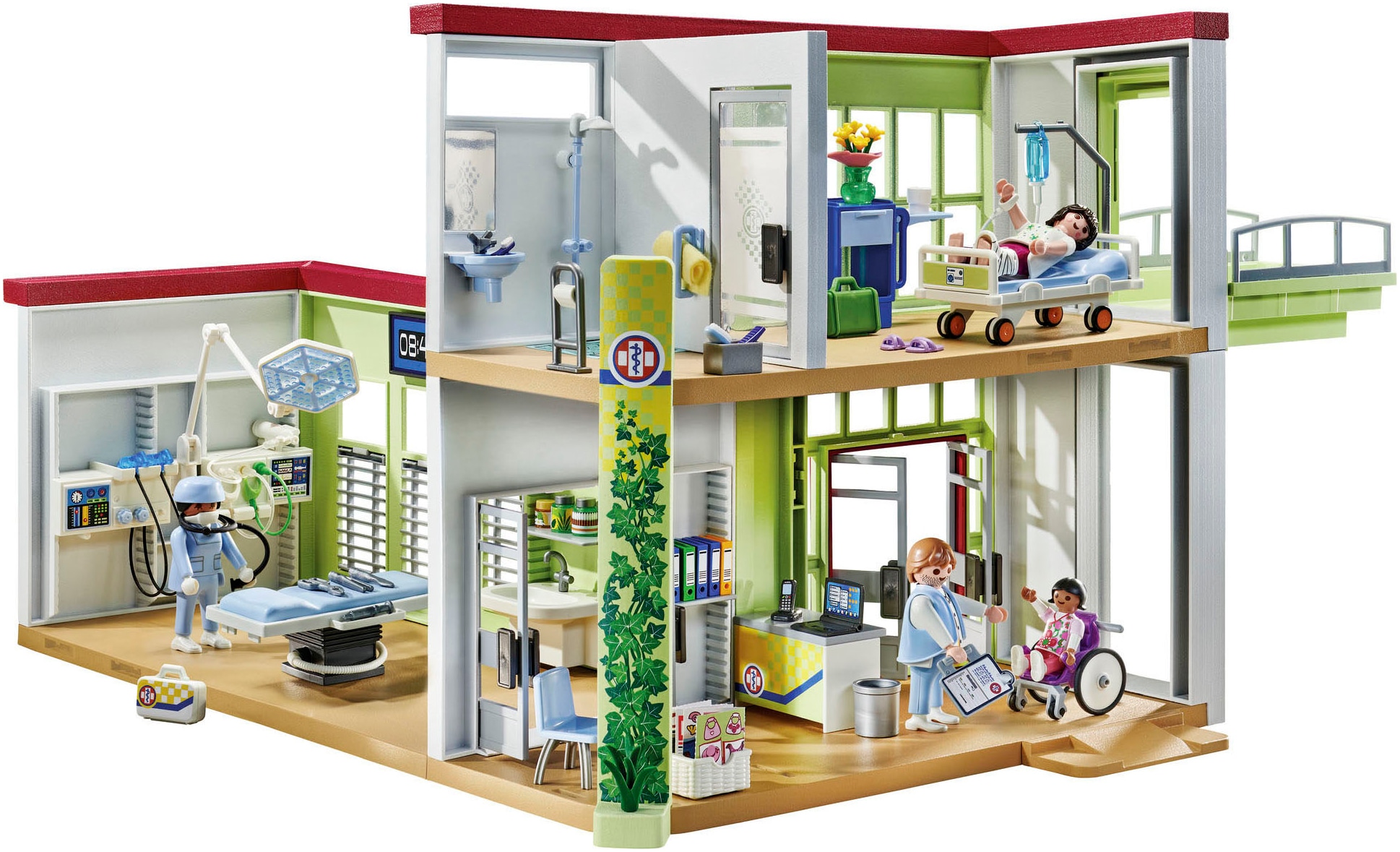 Playmobil® Konstruktions-Spielset »Modernes Krankenhaus (71615), Action Heroes« Made in Europe