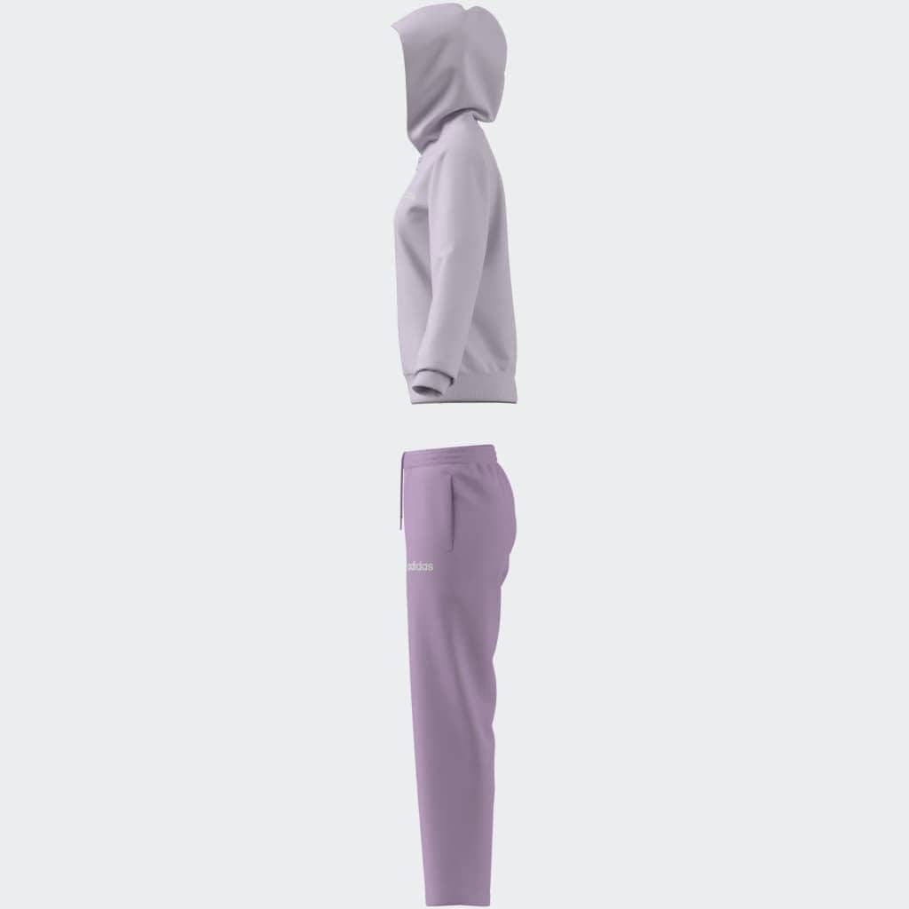 adidas Sportswear Trainingsanzug »W LINEAR TS«, 2 Stk. Trainingsjacke mit Kapuze, Tracksuit