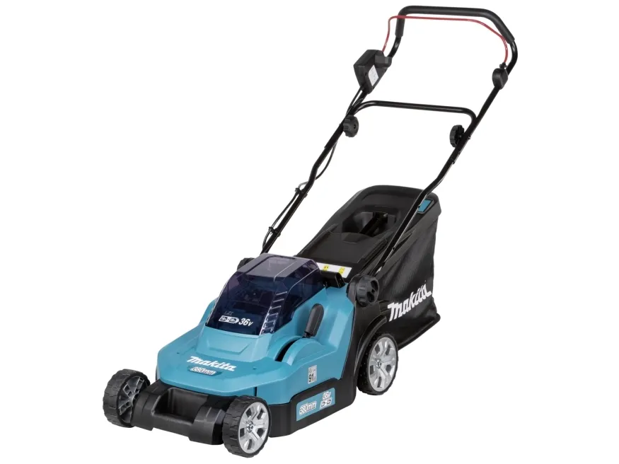 Makita DLM382 - Græsslåmaskine - ledningfri - 18 V - 2 batterier - 3700 opm - 38 cm - SOLO