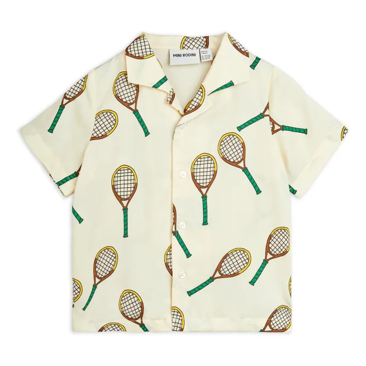 Mini Rodini Chemise Tennis Lyocell | Ecru