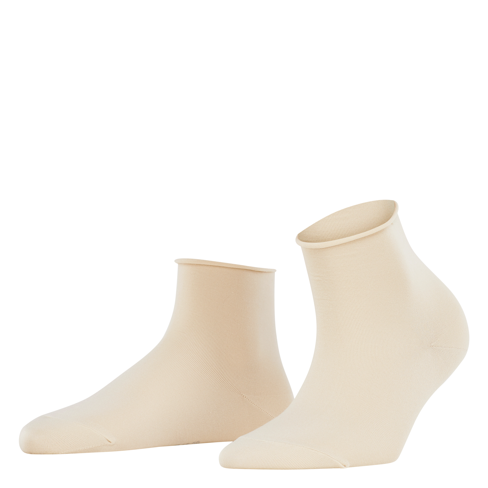 COTTON TOUCH - Chaussettes courtes en coton mélangé| Beige
