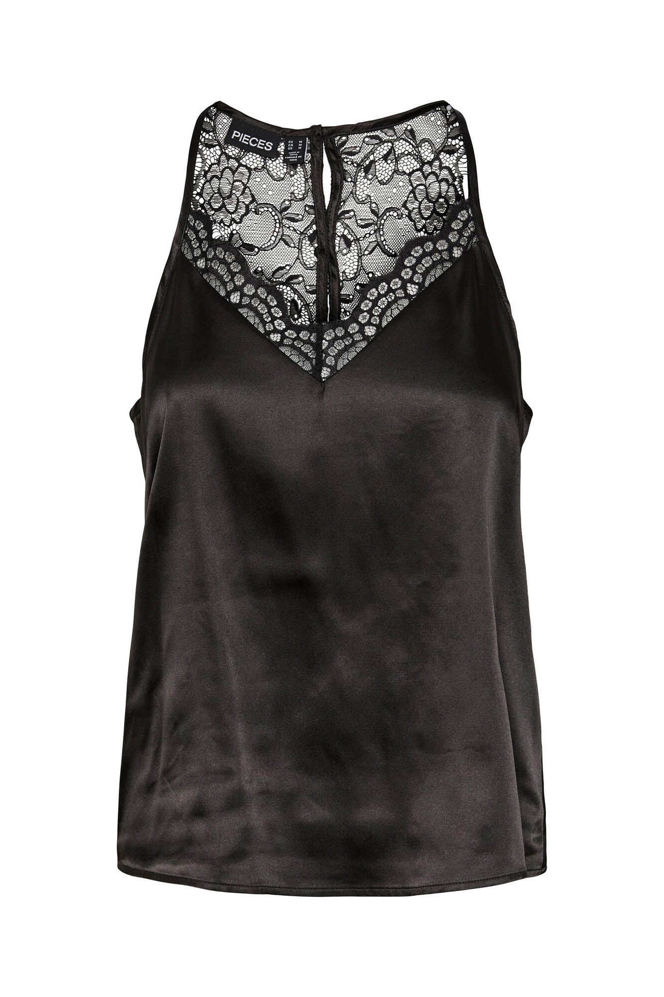 Blusa com decote com amarração.