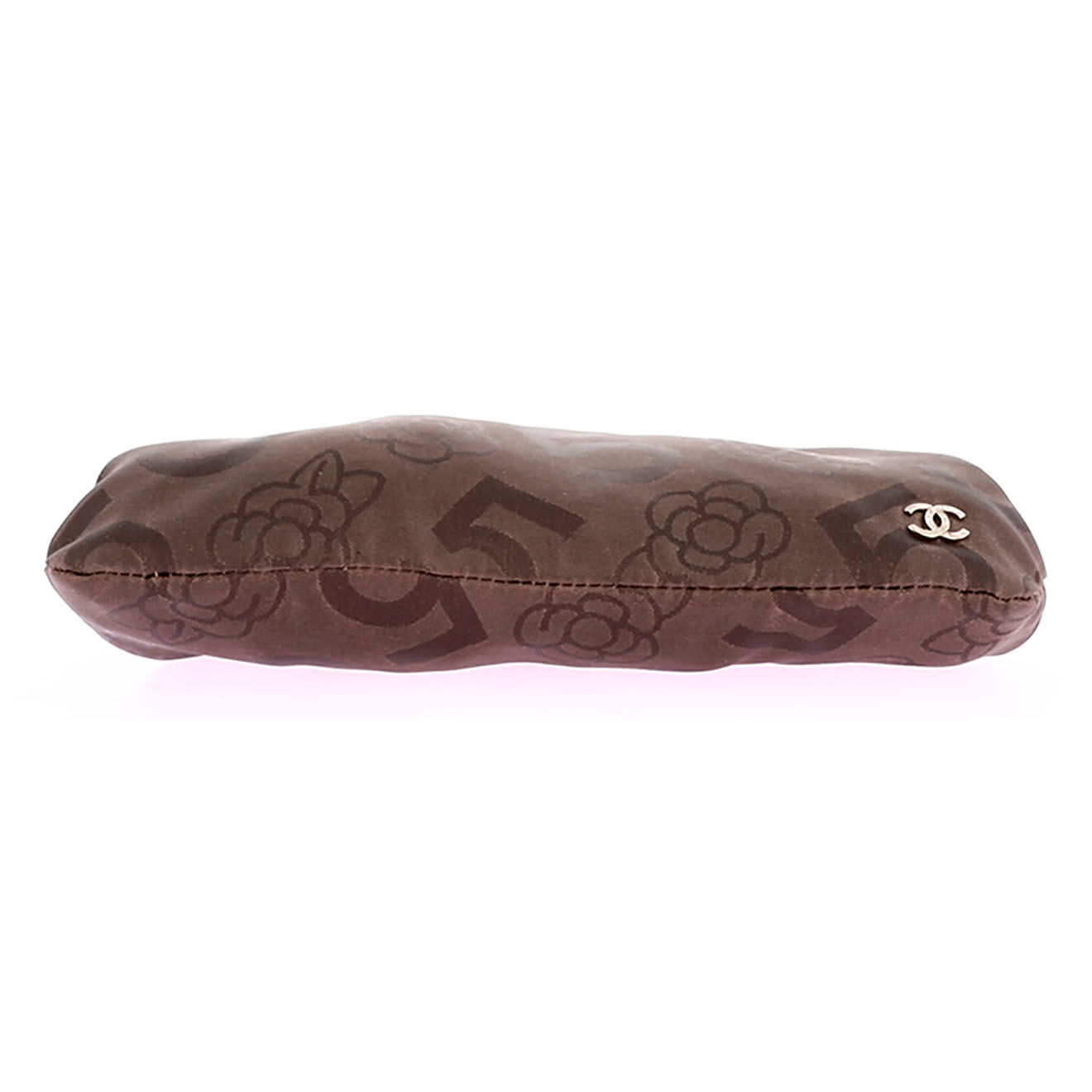 Chanel Pochette en Toile marron - Très bon état - 23x14 cm