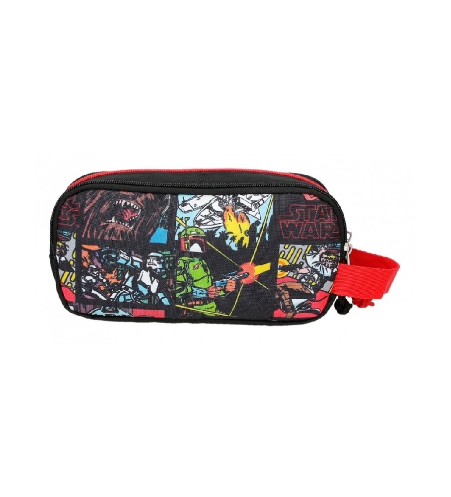 Joumma Bags Estuche Star Wars Galactic Team triplo Cremallera negro