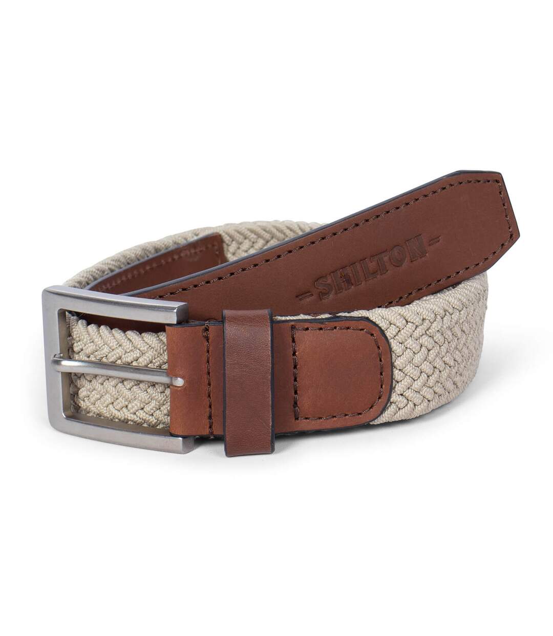 Ceinture tressée élastique