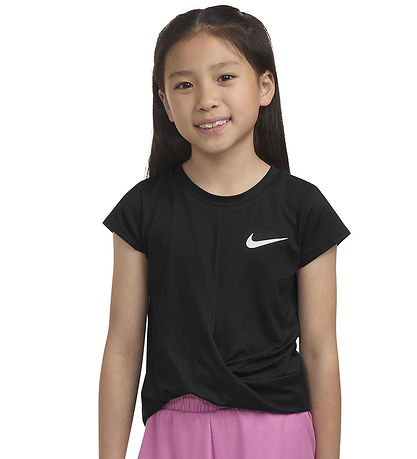 Nike T-Shirt - Dri-Fit - Schwarz m. Logo
