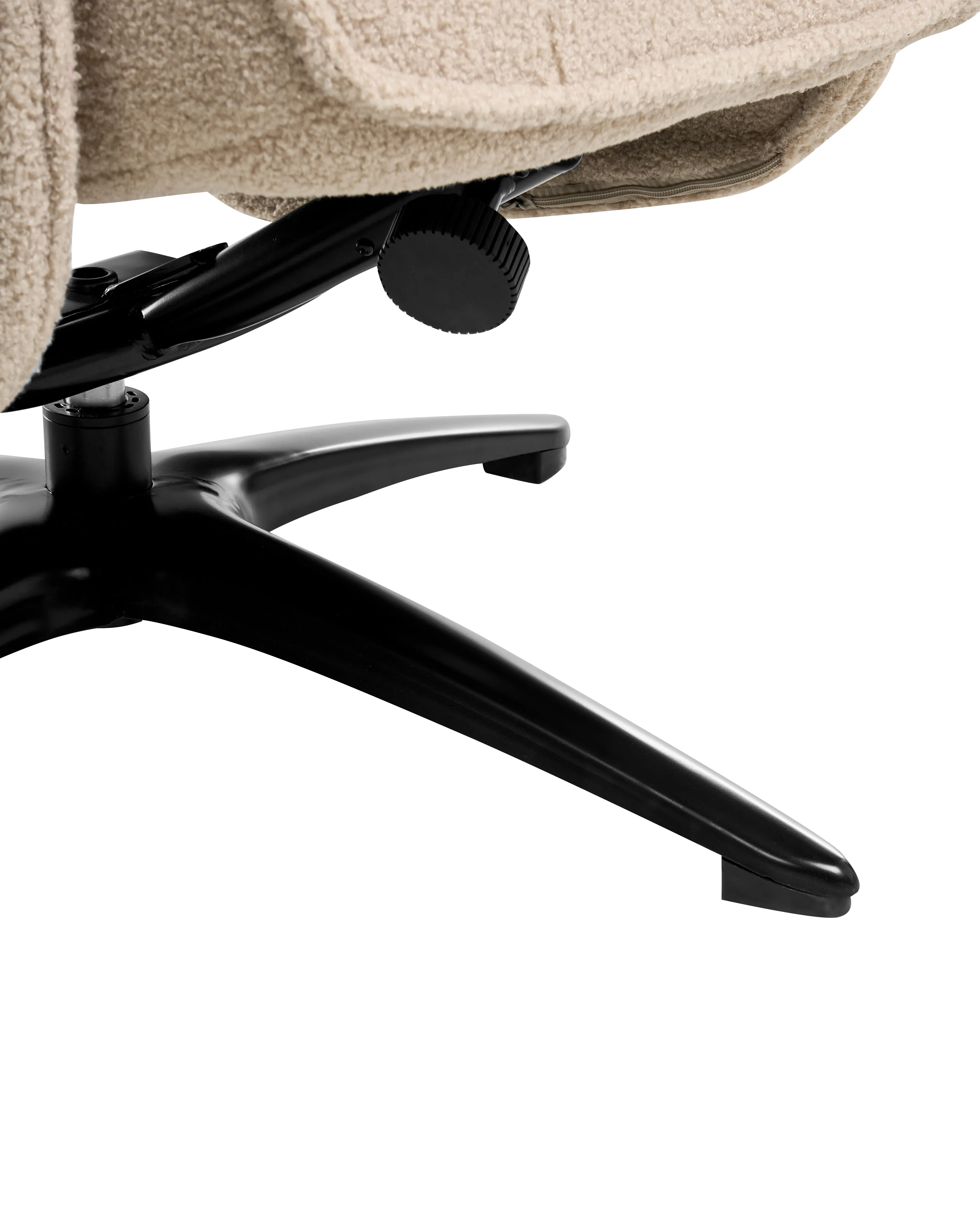 Relaxfauteuil GERAS Bouclé Beige