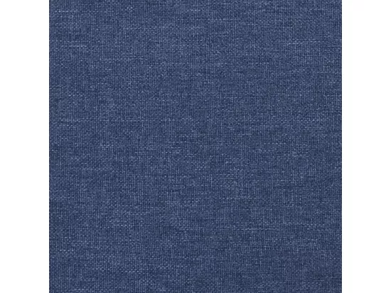 Repose-pied Bleu 45x29,5x35 cm Tissu et similicuir