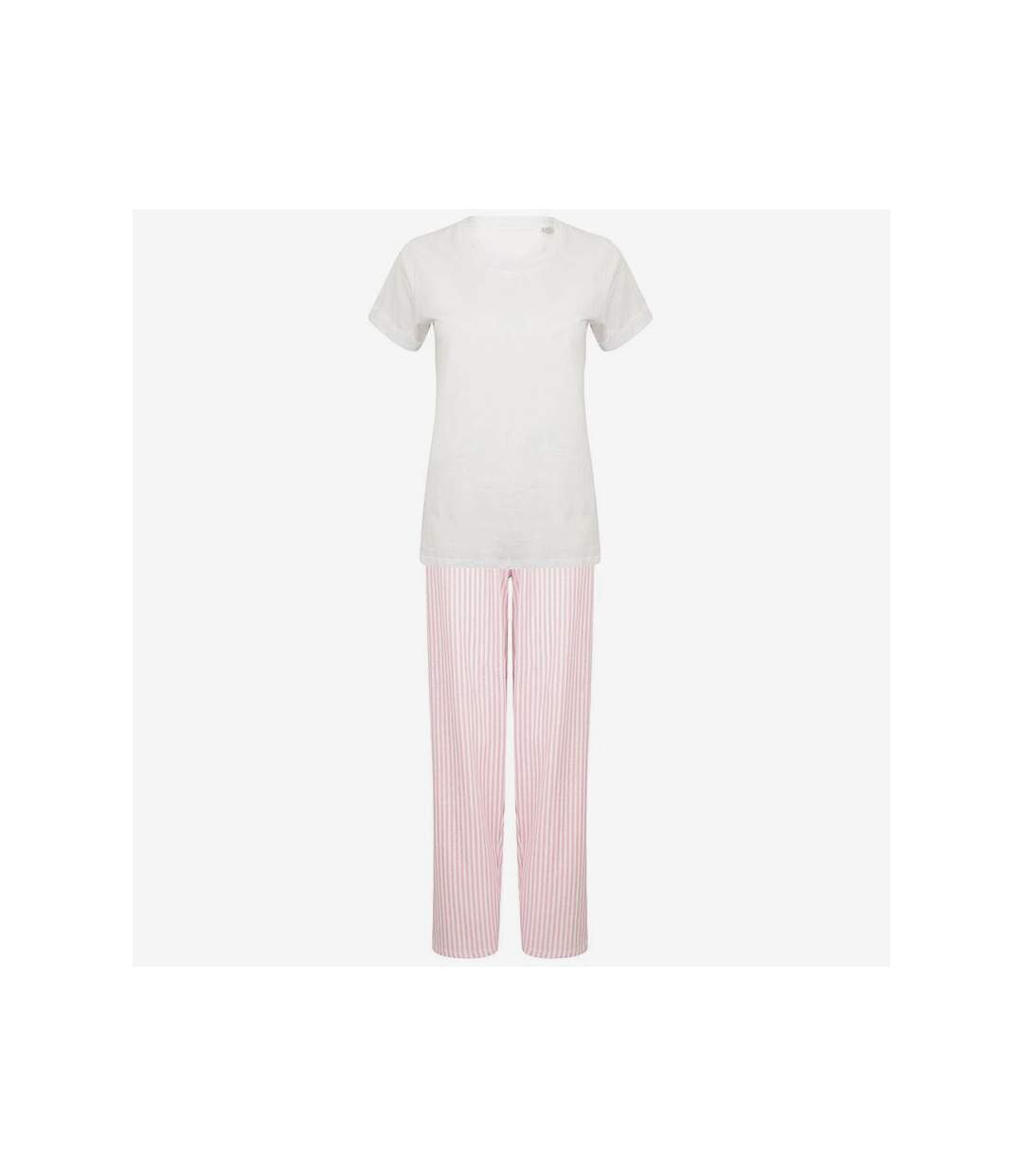Towel City - Ensemble de pyjama - Femme (Blanc/ rose) - UTRW5461