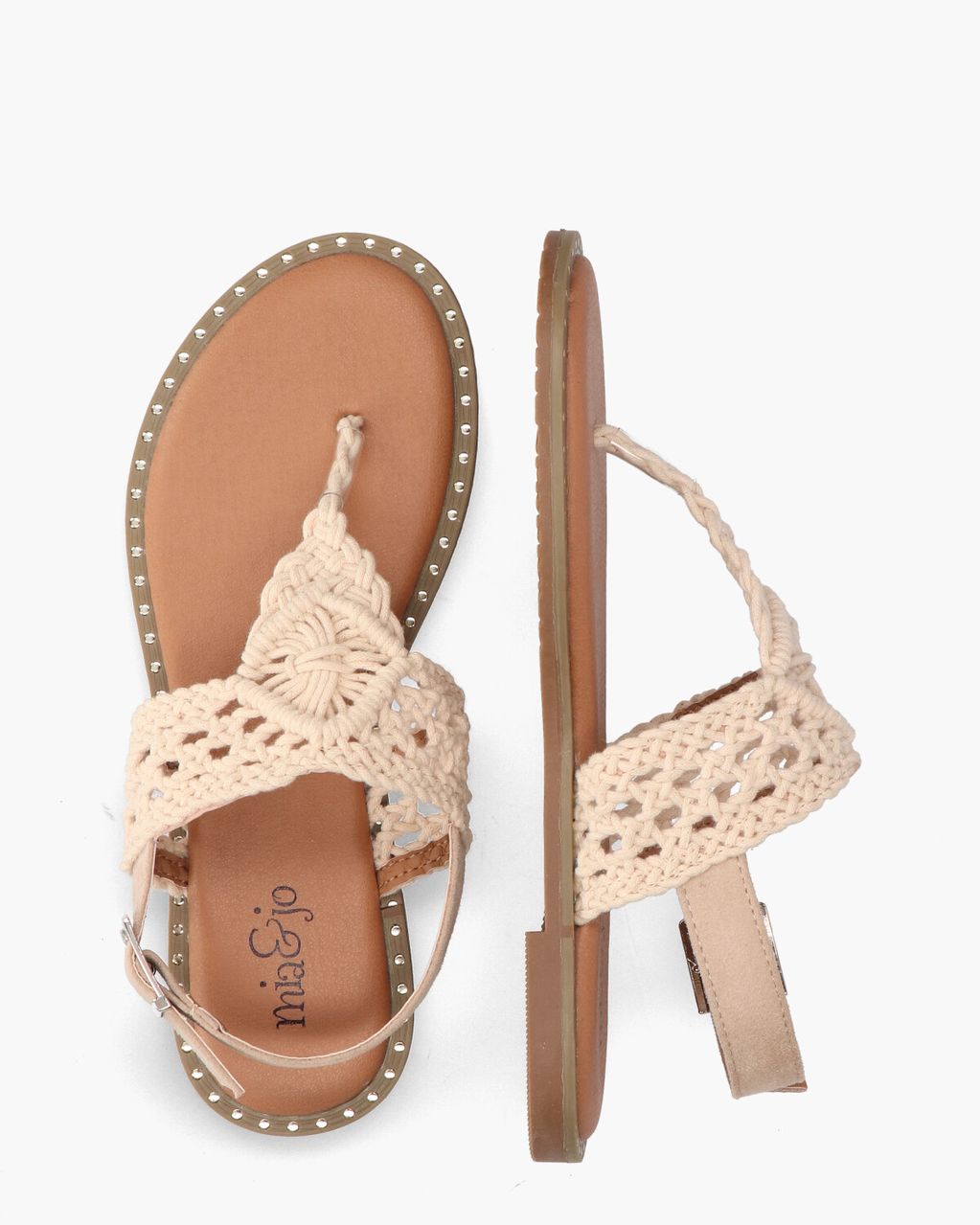 Mia & Jo Rianka Off White Damessandalen