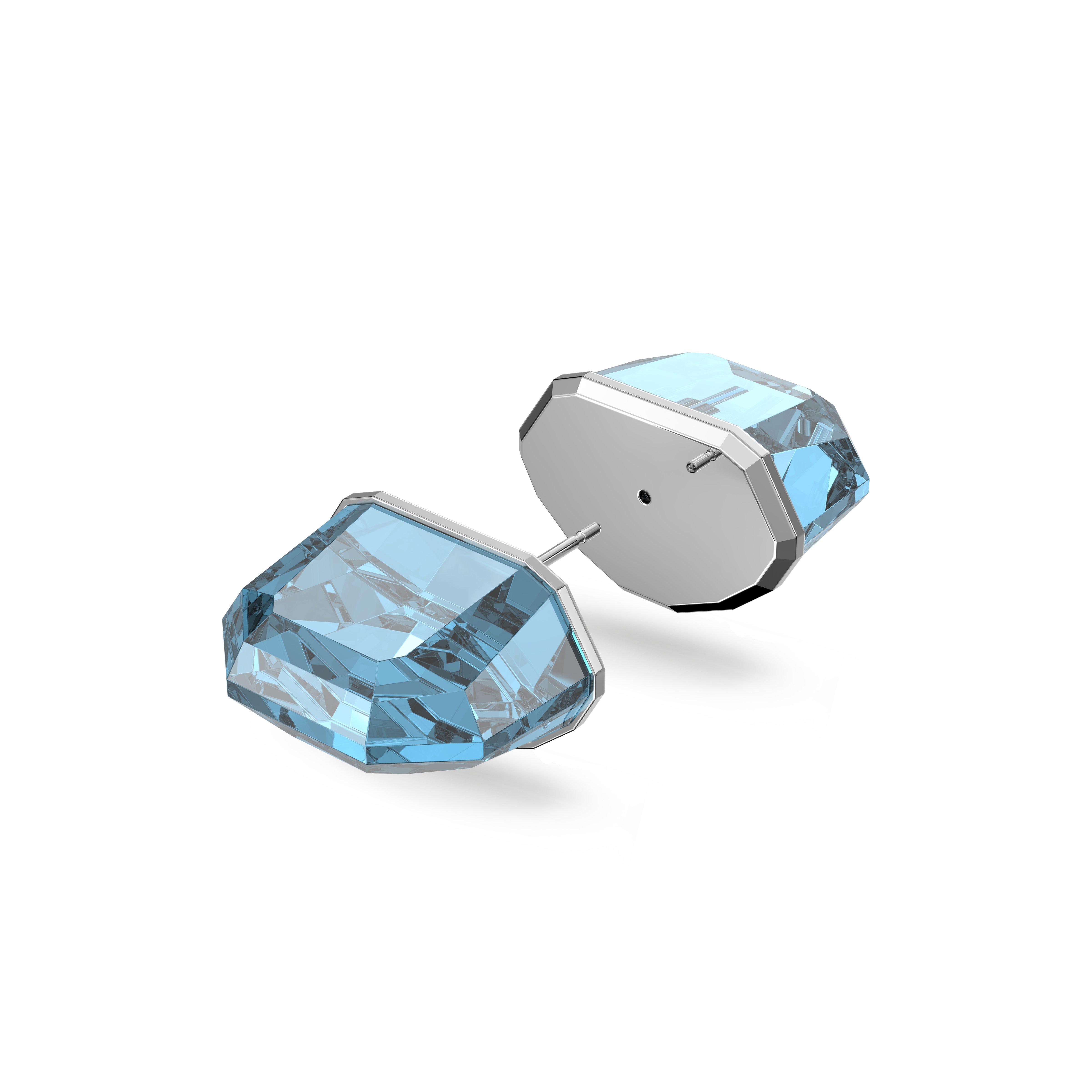 Swarovski Lucent stud earring, Pink, Rose gold tone plated