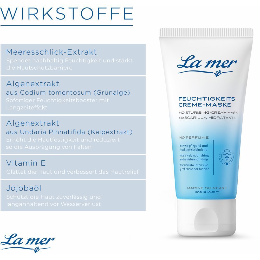 La mer FEUCHTIGKEITSCREME-MASKE