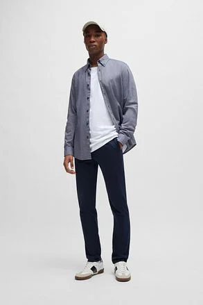 BOSS Chino Slim Navy 50510933-404 kopen