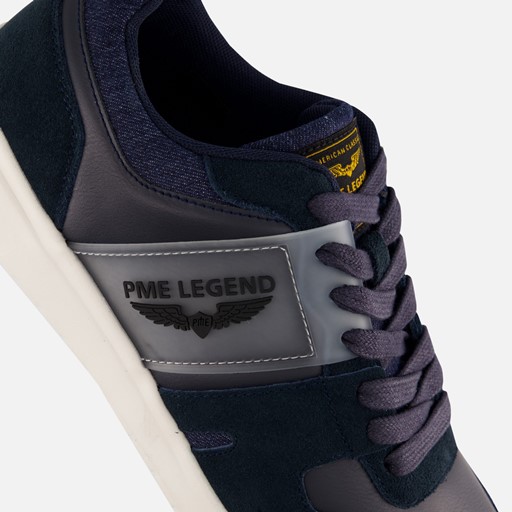 PME Legend Stinster Sneakers blauw Leer