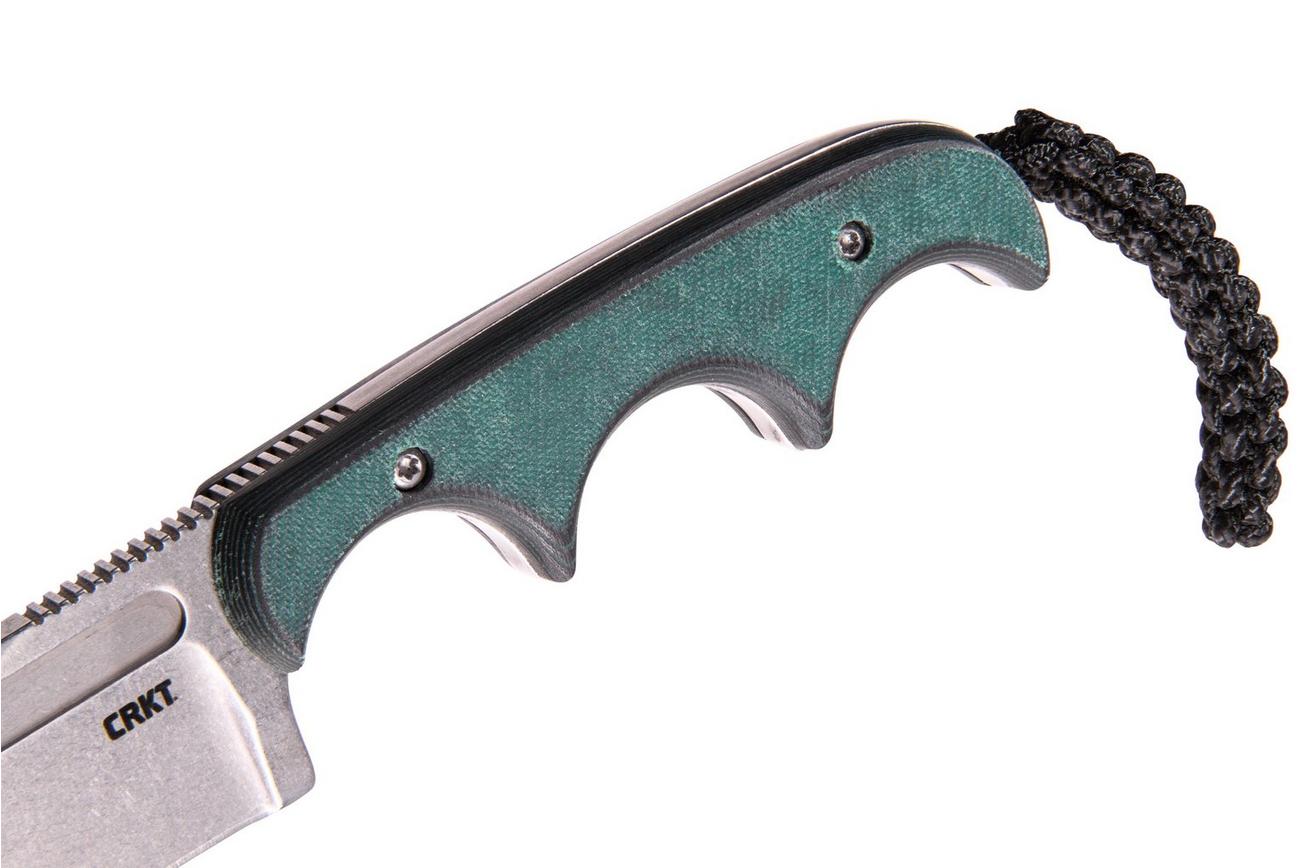 CRKT Minimalist Spear Point, Green Black, nekmes, Alan Folts design