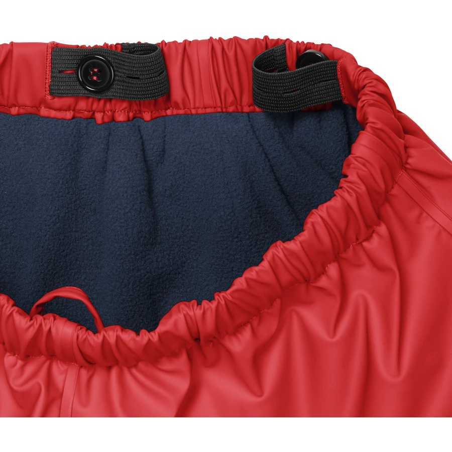 Playshoes Fleece-Halbhose rot