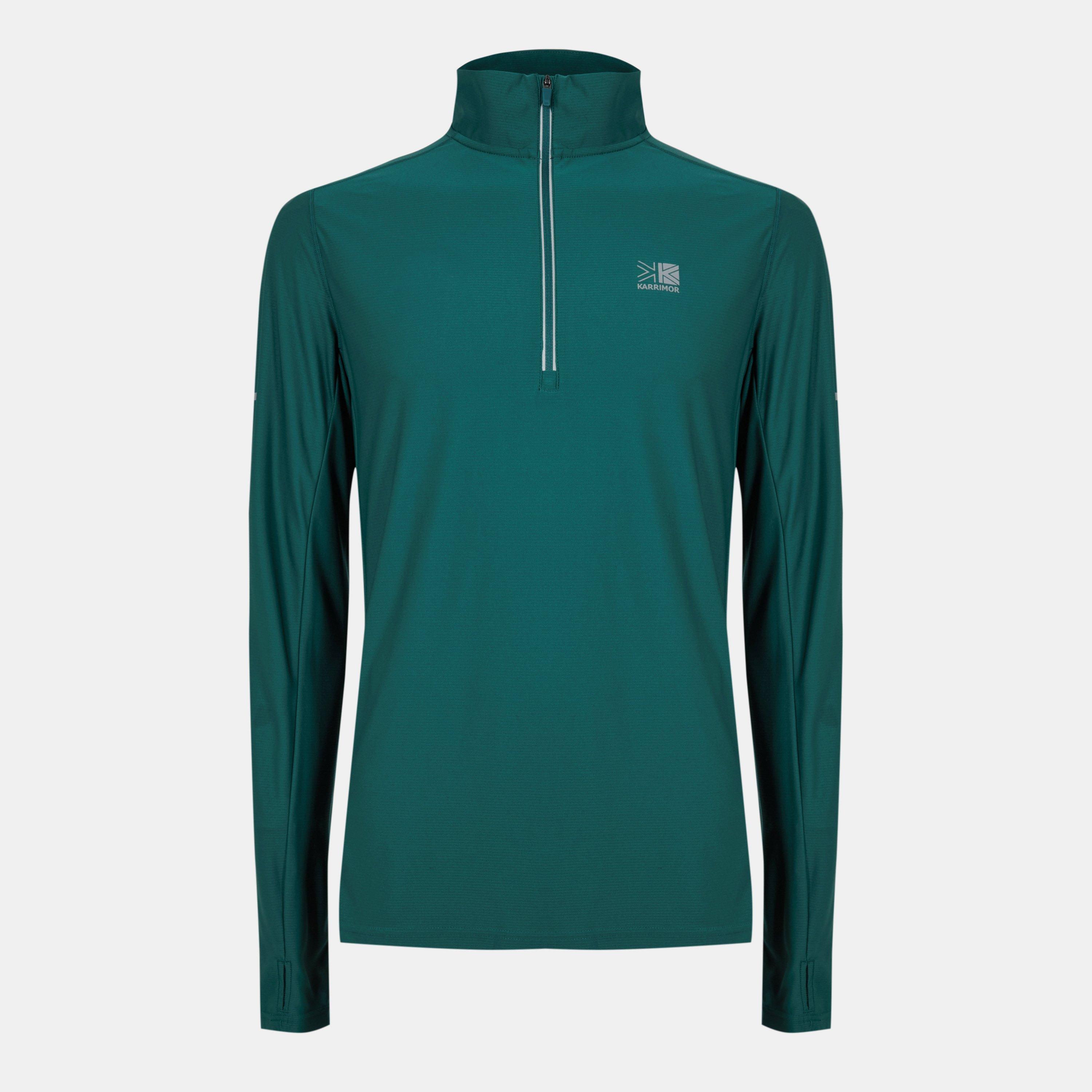 Karrimor Long SleevequarterZip Top Mens