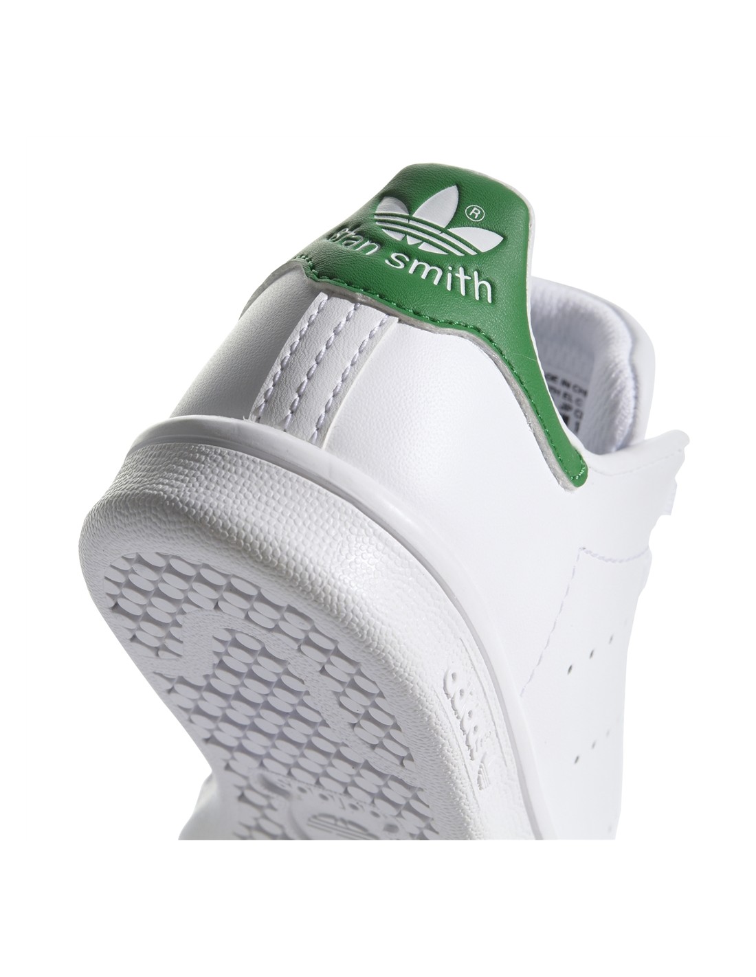 adidas sneakers enfant stan smith c vegan blanc vert