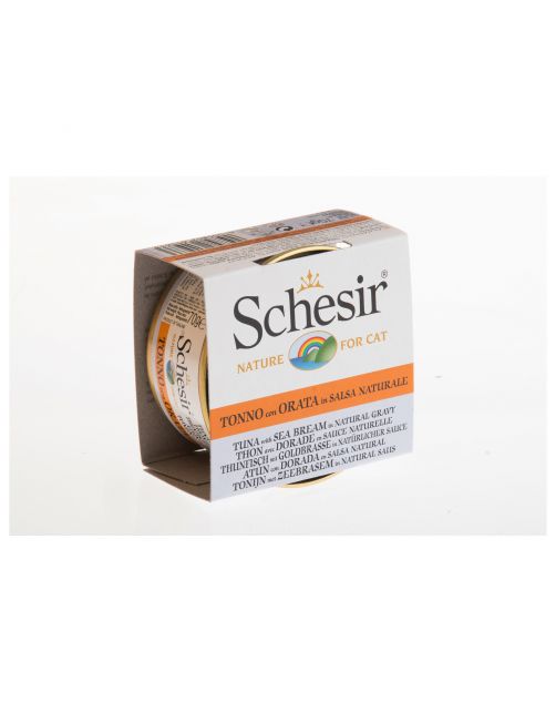 Schesir Kat Blik Natuurlijke Saus 70 g - Kattenvoer