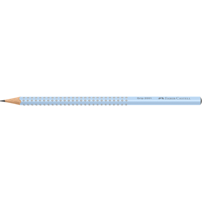 Faber-Castell Bleistift Grip 2001, B, sky blue