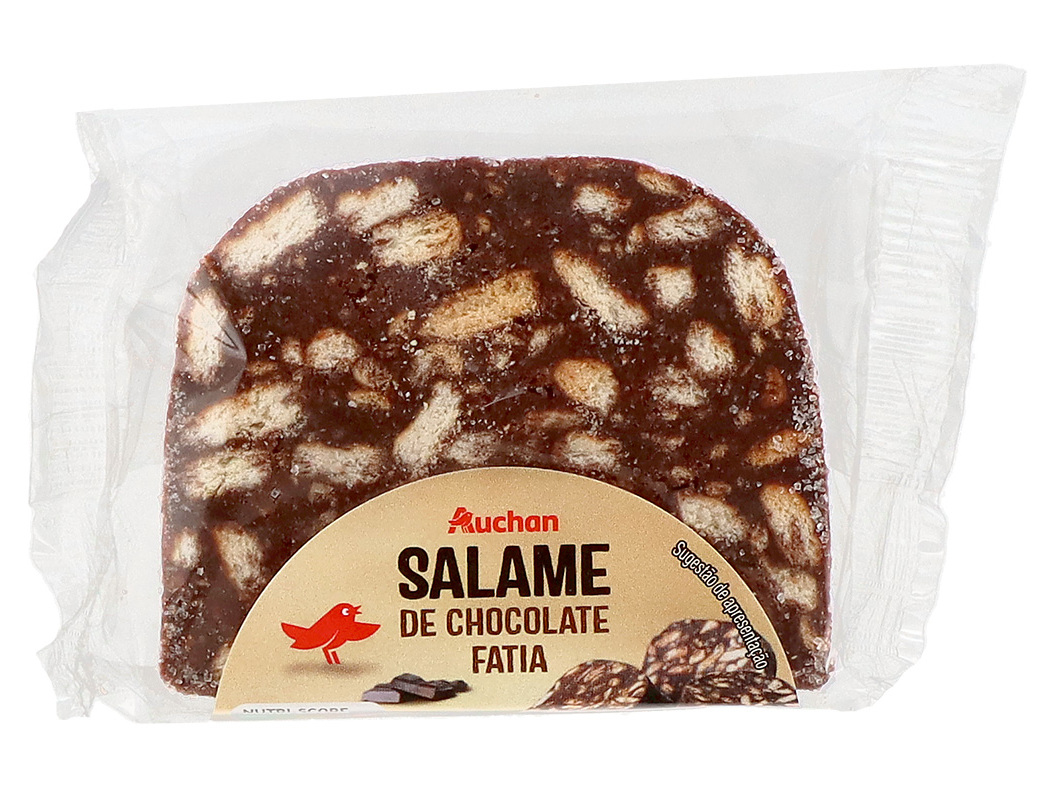 SALAME DE CHOCOLATE AUCHAN FATIAS 60G