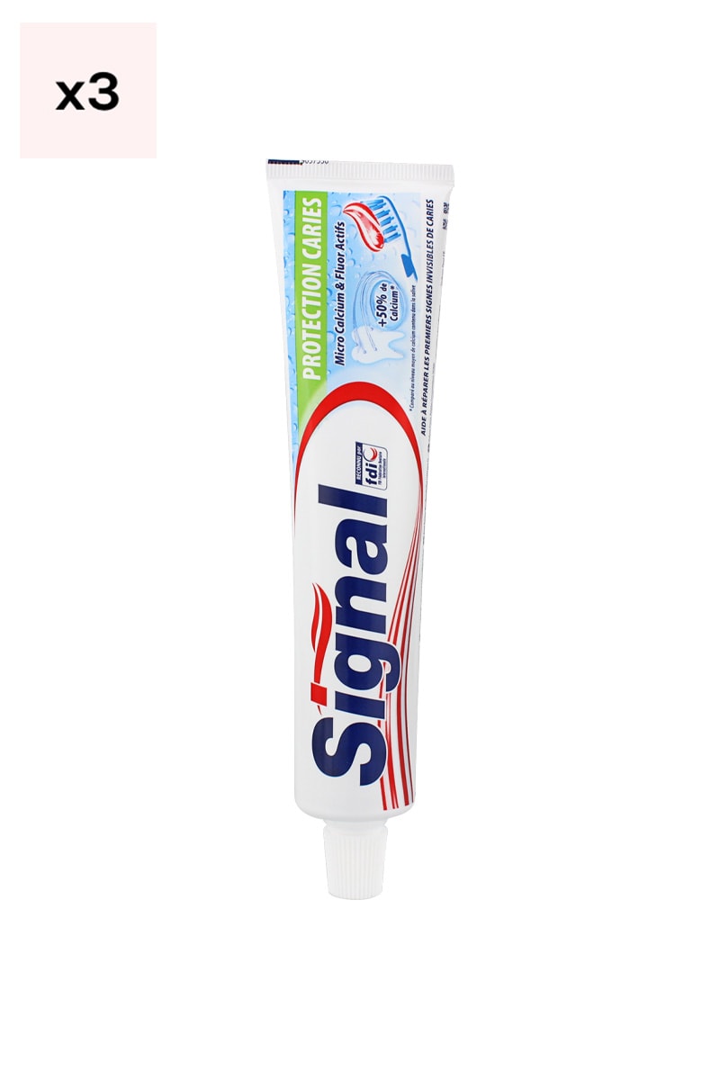 Dentifrices - Protection caries -  3 x 100 ml