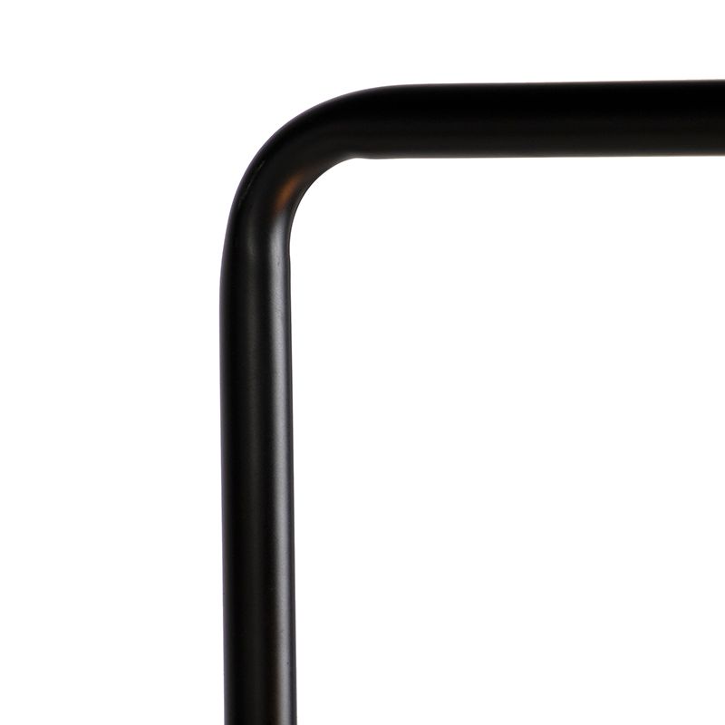 Moderne vloerlamp zwart rond 145cm - Facil