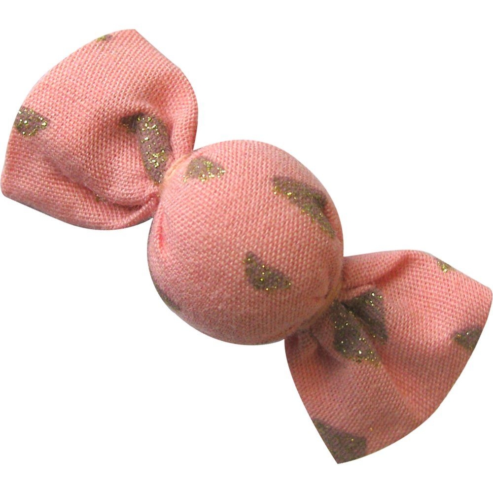 Petite Barrette Mini Bonbon Triangle Or Poudré