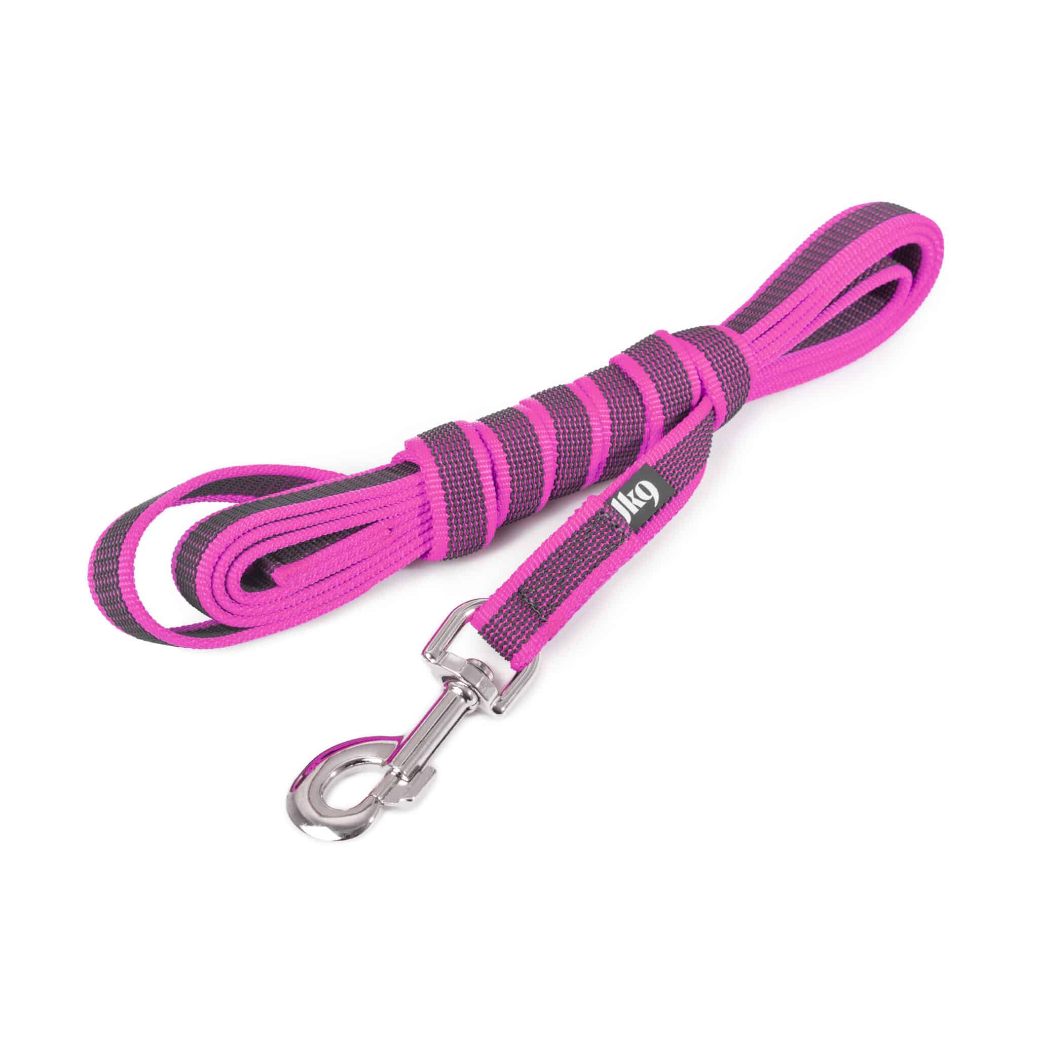 Alça emborrachada rosa de 20 mm x 10 m com puxador