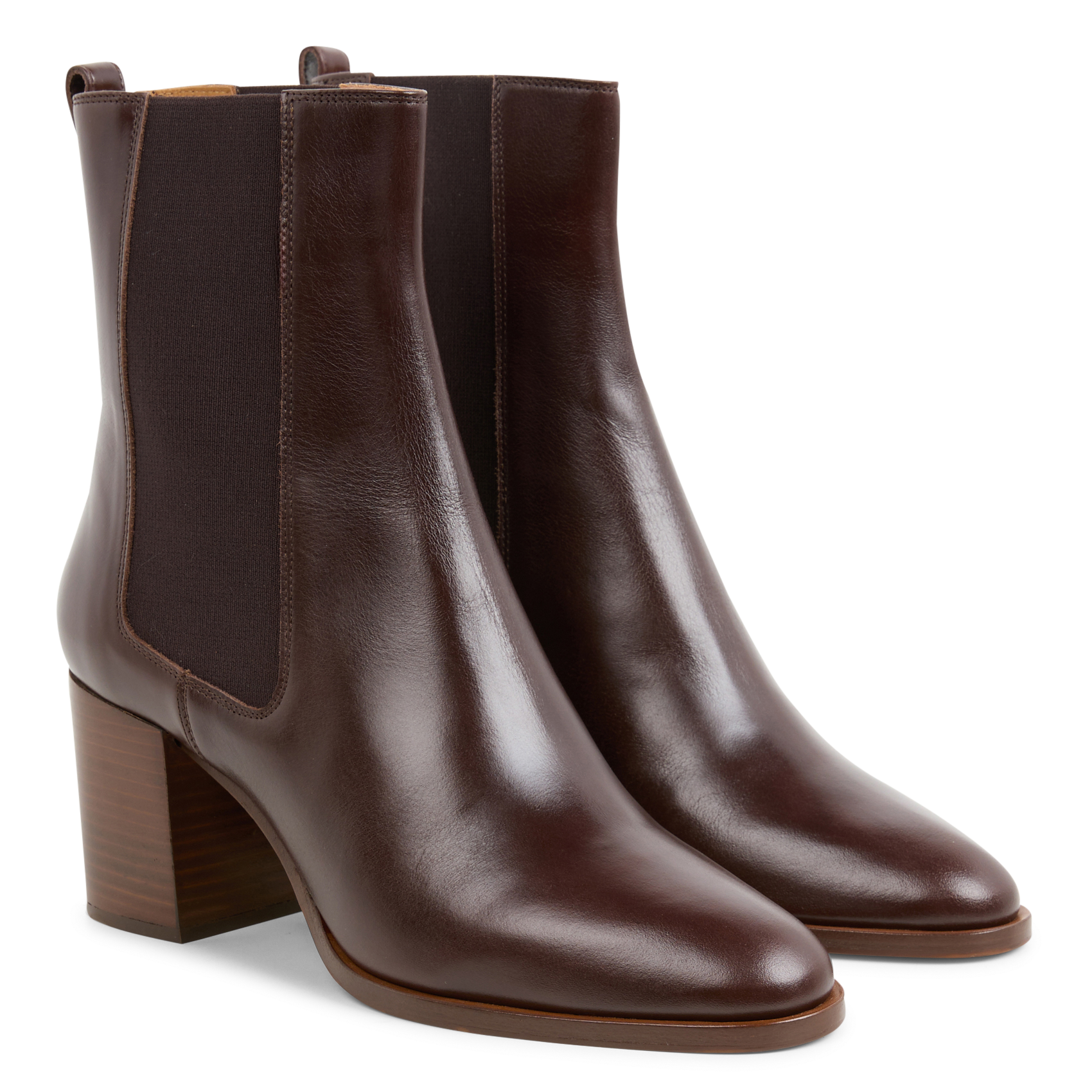 N°663 - Bottines en cuir | Marron