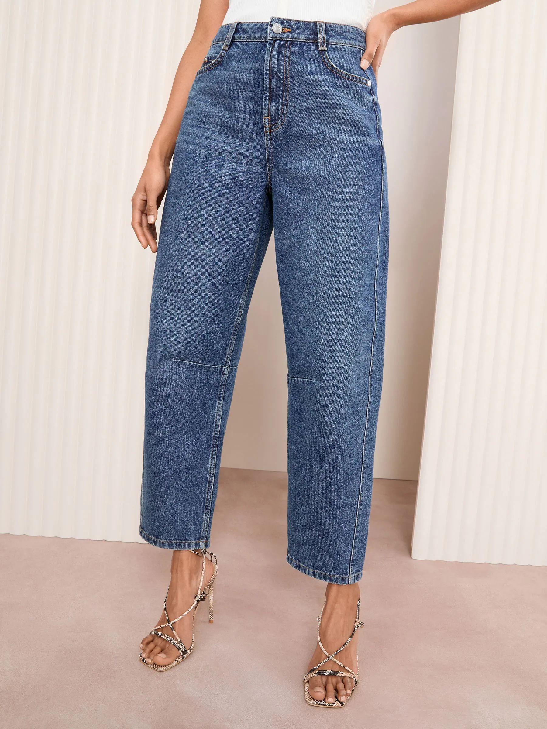 Normaal blauw - Friends Like These - Denim barrel jeans