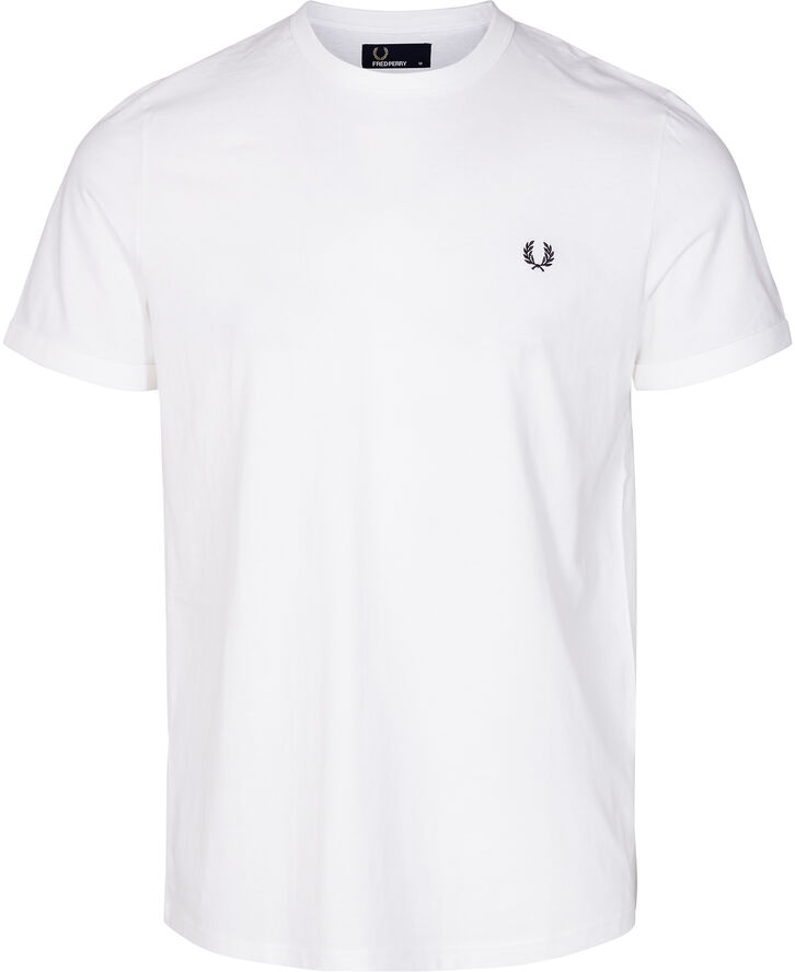 Fred Perry RINGER T-SHIRT Hvid
