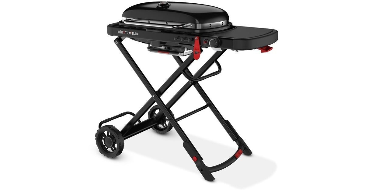WeberTraveler-gasbarbecue Stealth-editie  (Zwart (mat))