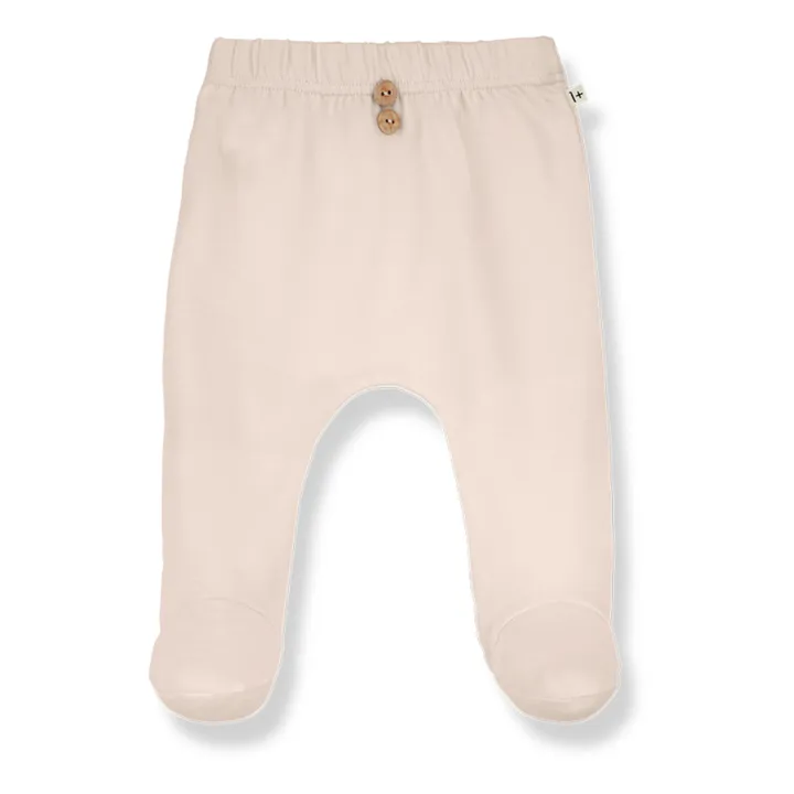 1+ in the family Legging avec Pieds Mia Coton Bio | Rose pâle