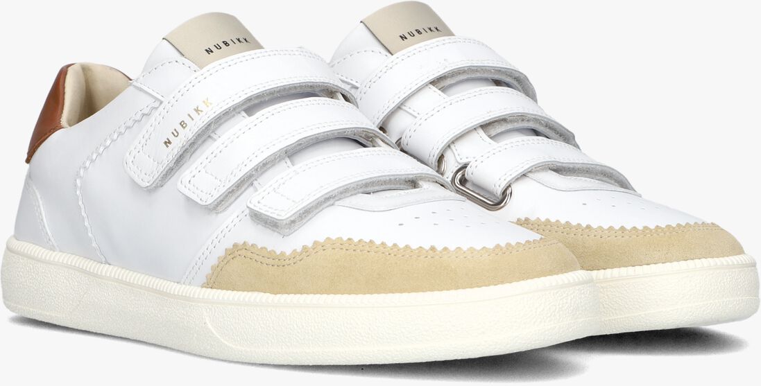 NUBIKK witte nubikk lage sneakers ray straps