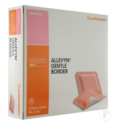 Allevyn Gentle Border Pansement  12,5x12,5cm Pièces 10