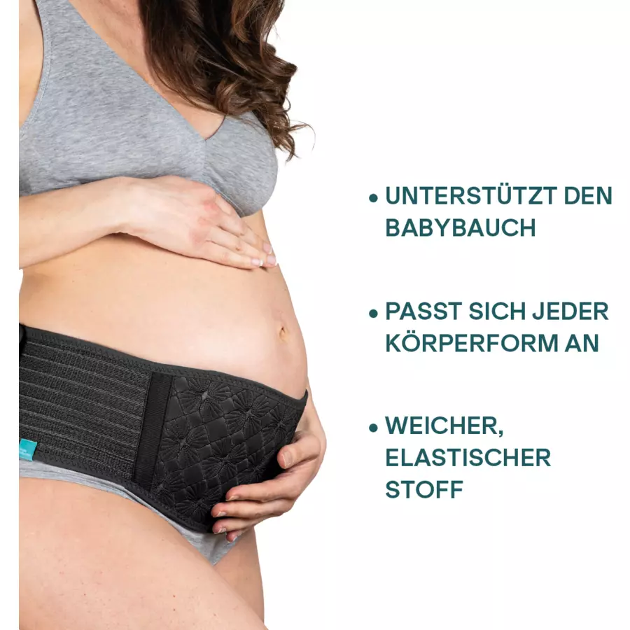 KOALA BABYCARE®Bauchband - schwarz