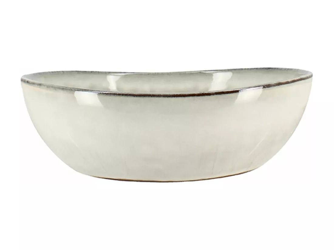Ogo Living - Lot 6 Assiettes Creuses Boral 21cm En Autres Ceramiques Beige